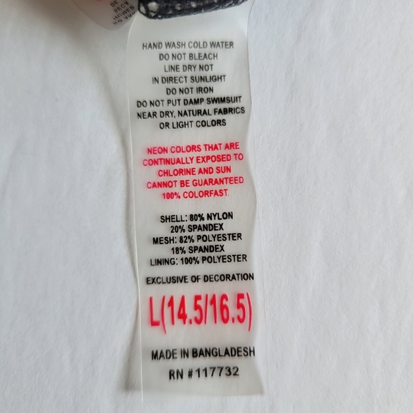 ZeroXposur Floral Big Girls One Piece - Picture 5 of 7